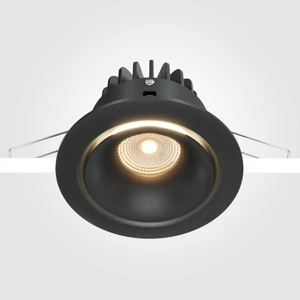 Встраиваемый светильник LED 12Вт Черный IP20 Downlight DL031-L12W3K-D-B Technical Maytoni — фото 4