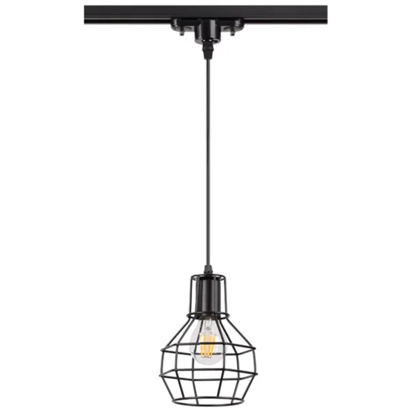 Св-к трековый однофазный IP20 E27 50W 220V ZELLE черный B NOVOTECH