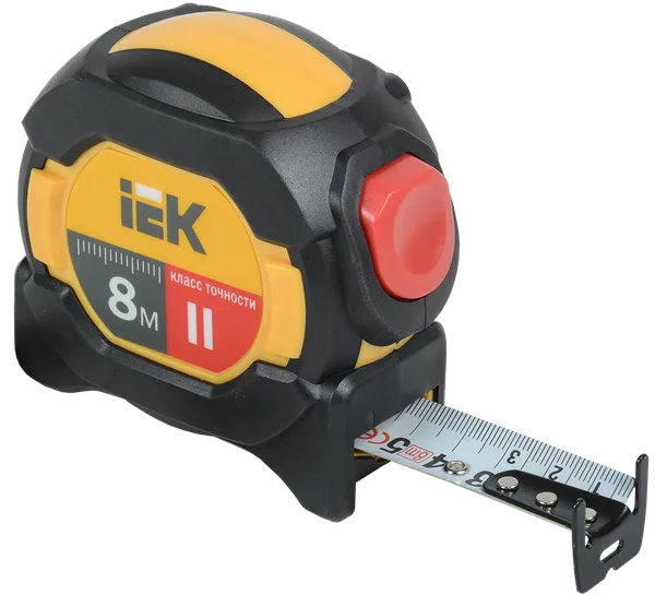 Рулетка измерительная PROFESSIONAL 8м IEK