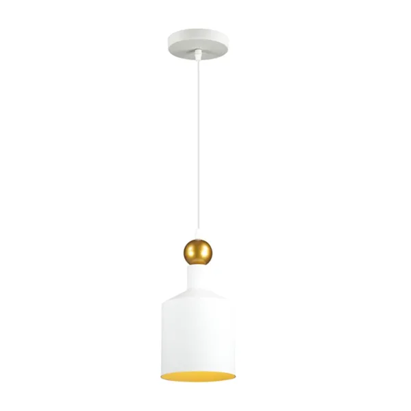 Подвес Е27 1*40W 220V BOLLI белый/золотой ODEON LIGHT