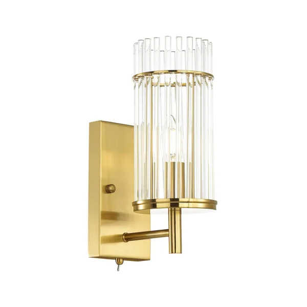 Бра с выкл.E14 1*60W FORMIA бронзовый/прозрачный ODEON LIGHT — фото 3