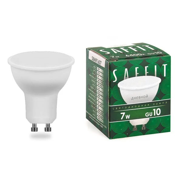 Лампа светодиодная SAFFIT SBMR1607 MR16 GU10 7W 6400K Feron