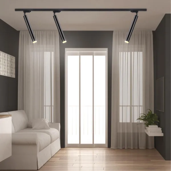 Св-к трековый однофазный IP20 LED 3000K 10W 160-265V MODO черный NOVOTECH — фото 2