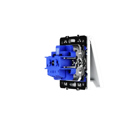 Розетка встраиваемая Voltum S70 с заземлением, защитными шторками и крышкой 16А, (белый матовый) — фото 10