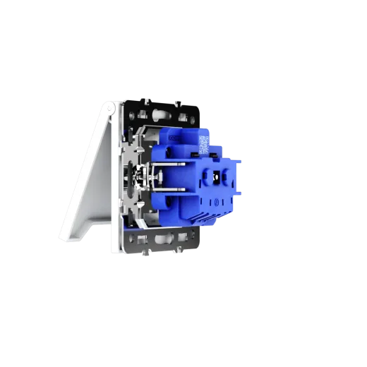 Розетка встраиваемая Voltum S70 с заземлением, защитными шторками и крышкой 16А, (белый матовый) — фото 18