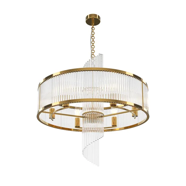 Подвесной светильник 6*E14 60Вт Золото IP20 Frame MOD174PL-06G Maytoni