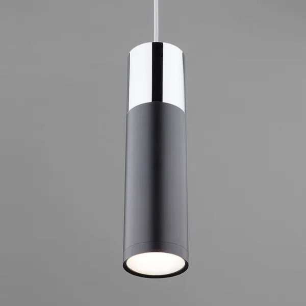 Подвесной светильник хром IP20 (50135/1 LED хром / черный) Eurosvet — фото 4