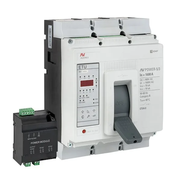 Выключатель автоматический AV POWER-5/3 1600А 70кА ETU4,2 AVERES EKF