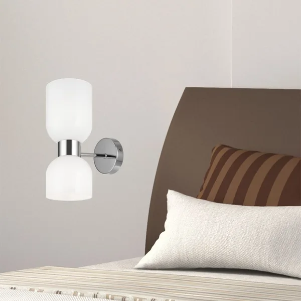 Настенный светильник (бра) 2*E27 60Вт Хром IP20 Savia FR5203WL-02CH Freya — фото 2