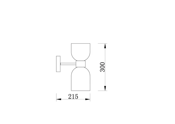 Настенный светильник (бра) 2*E27 60Вт Хром IP20 Savia FR5203WL-02CH Freya — фото 4