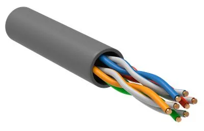 Витая пара U/UTP кат 5E 4х2х24AWG PVC серый (305м) РФ/Т ITK