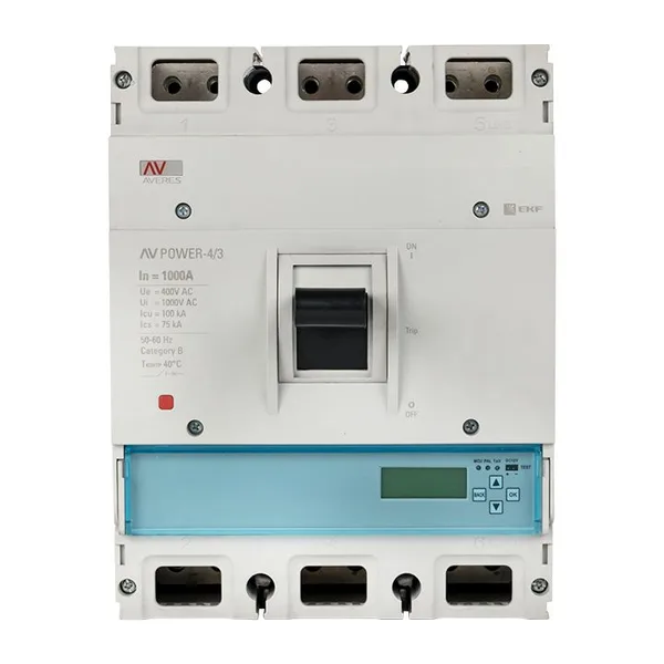 Выключатель автоматический AV POWER-4/3 1000А 100кА ETU6,0 AVERES EKF — фото 2