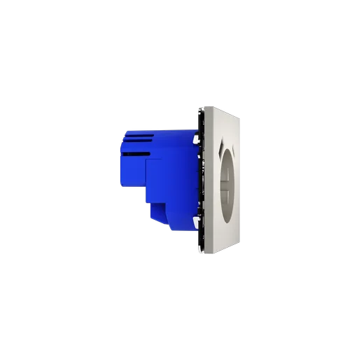 Розетка встраиваемая Voltum S70 с заземлением и защитными шторками, 16А, с USB, A+C, (кашемир) — фото 22