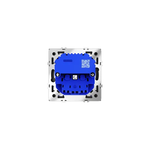 Розетка встраиваемая Voltum S70 с заземлением и защитными шторками, 16А, с USB, A+C, (кашемир) — фото 6