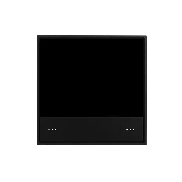 Donel KNX стандартная сенсорная панель, черная черепаха. Серия устройств: DKNX