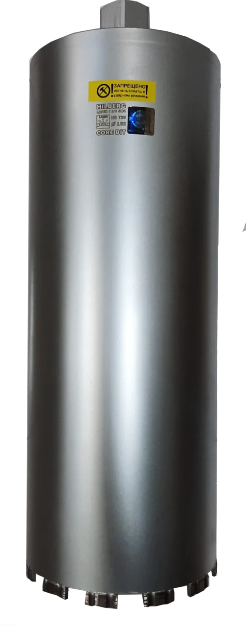 Коронка алмазная 162*450 Laser 1 1/4 UNC HD720 Hilberg