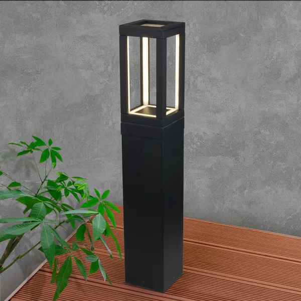 Ландшафтный светодиодный светильник 12Вт 4000К черный IP54 Frame (a051859) Elektrostandard