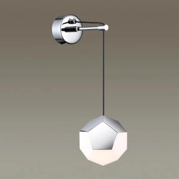 Настенный св-к IP20 LED 7W 420Лм IP20 4000K BINGO хром ODEON LIGHT — фото 3