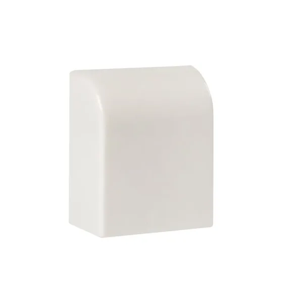 Заглушка (20х10) (4 шт) белая EKF-Plast
