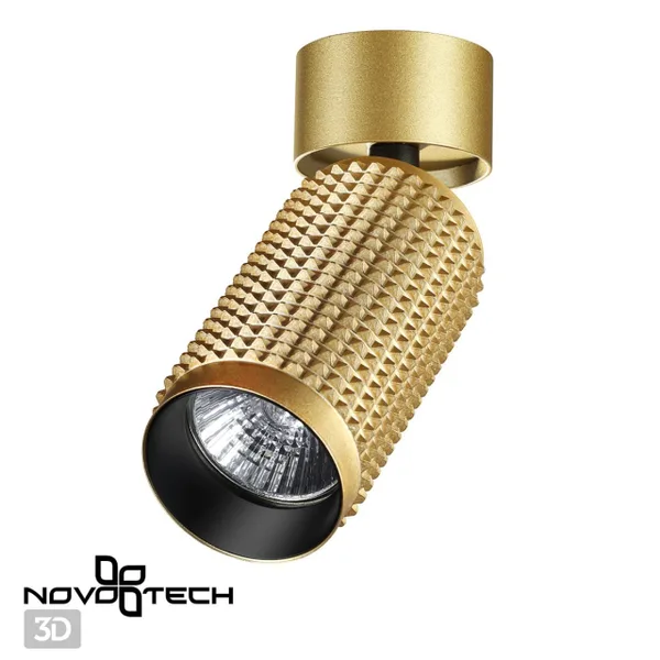 Св-к накл.IP20 GU10 50W 220V MAIS золото NOVOTECH — фото 3
