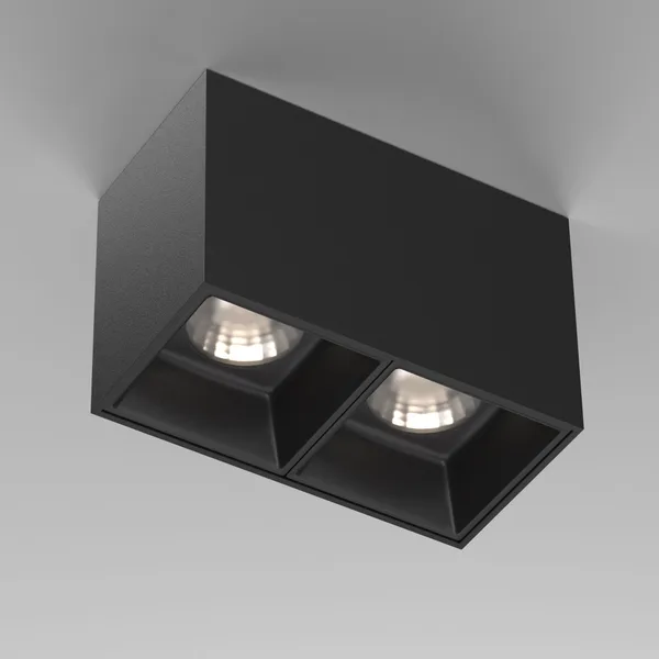 Потолочный светильник LED 24Вт Черный IP20 Ceiling & Wall C065CL-02-L12W4K-B Technical Maytoni — фото 3