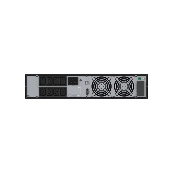 Онлайн ИБП ДКС серии Small Rackmount, 3000 ВА/2700 Вт, 1/1, 8xIEC C13, EPO, USB, RS-232, Rack 2U, 6x9Ач DKC — фото 4