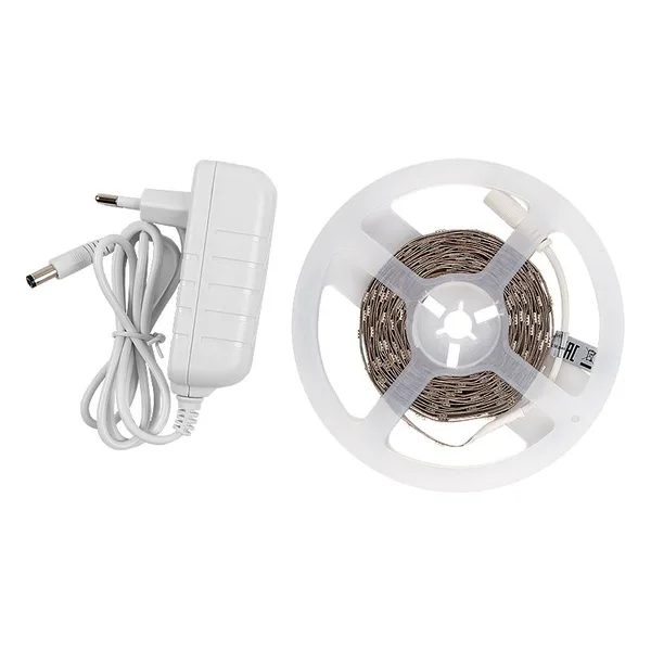 Лента светодиодная GLS-5050-30-7.2-12-IP20-PRO-3-5-KIT готовый комплект 5м с адаптером General
