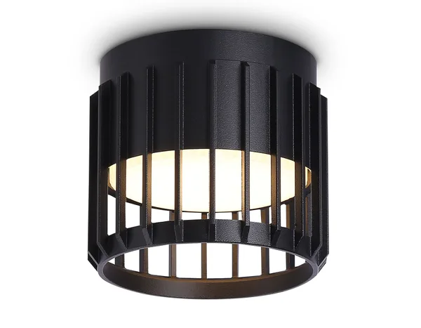 Накладной светильник со сменной лампой TN71155 BK черный GX53 D100*80 Ambrella Light
