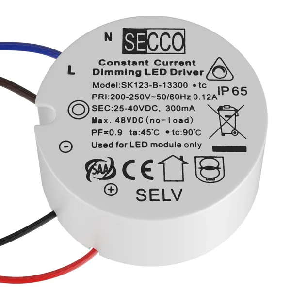 Драйвер Focus Led 25-40V 12Вт IP65 0,3A Пластик Белый C055DR-12W Technical Maytoni — фото 2