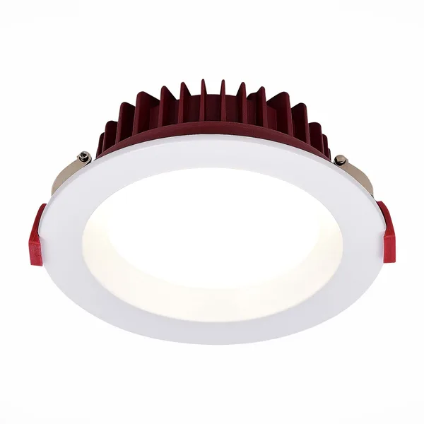Светильник встраиваемый Белый LED 1*24Вт 3000К 1 920Lm Ra80 100° IP44 D165xH54 100-240В ST752.538.24 ST LUCE