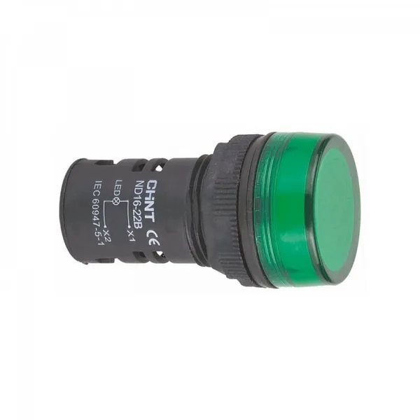 (СНЯТ) Индикатор ND16-22B/2 зеленый AC/DC24В (R) CHINT