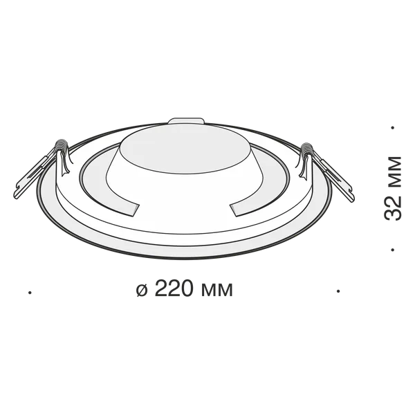 Встраиваемый светильник 18Вт 3000K Белый IP20 Stockton DL017-6-L18W Technical Maytoni — фото 3