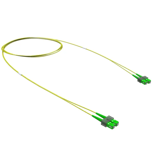 Оптический коммутационный шнур Duplеx SC/APC-SC/APC, 9/125 (OS2), 5 м DKC