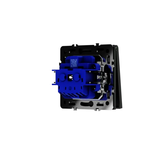 Розетка встраиваемая Voltum S70 с заземлением, защитными шторками и крышкой 16А, (титан) — фото 12