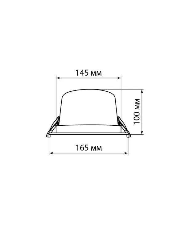 Светильник встраиваемый "Даунлайт" LED DCL-01-030 30 Вт, 4000 К, 80 Ra, IP20, прозрачный расс., TDM — фото 8