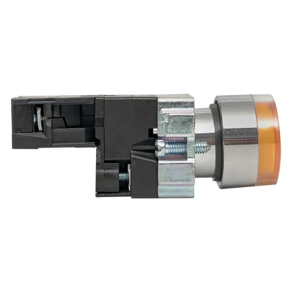 Кнопка BA51 с подстветкой 230В желтая NO PROxima EKF — фото 3