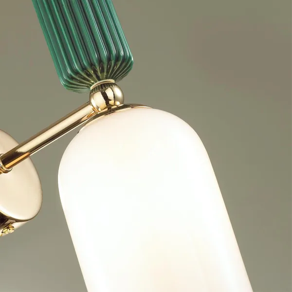Бра E14 1*40W CANDY золото/разноцветн./керамика/стекло ODEON LIGHT — фото 6