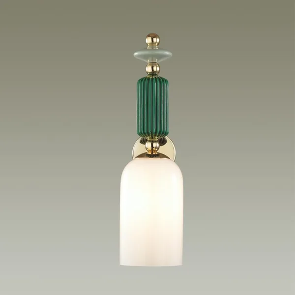 Бра E14 1*40W CANDY золото/разноцветн./керамика/стекло ODEON LIGHT — фото 3
