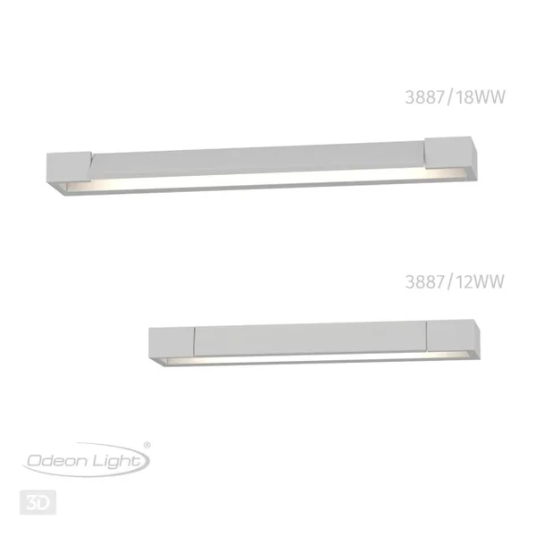 Настен.поворотн.св-к LED 4000K 12W 220V IP44 ARNO бел/металл ODEON LIGHT — фото 4