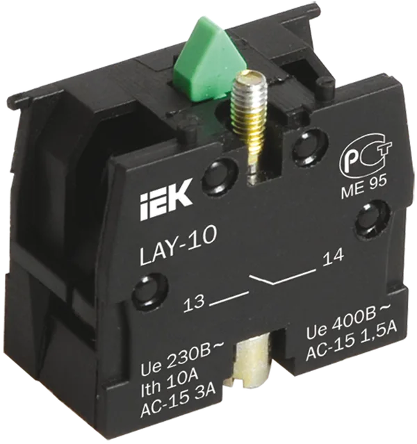 Контактный блок 1з для серии LAY5 IEK