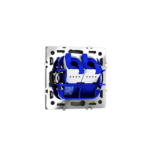 Розетка компьютерная встраиваемая Voltum S70 двойная RJ45+RJ45 КАТ.6, (кашемир) — фото 7