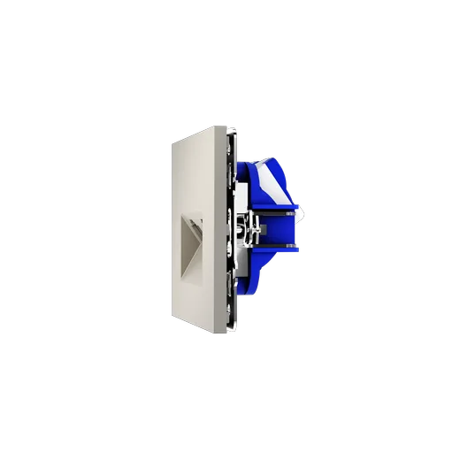 Розетка компьютерная встраиваемая Voltum S70 двойная RJ45+RJ45 КАТ.6, (кашемир) — фото 14