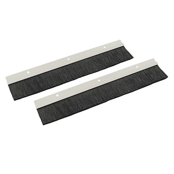 Щеточный буртик на алюминиевом держателе 300*45 ЕKF Basic (2шт) EKF