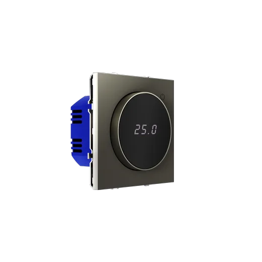Терморегулятор электронный Voltum S70 с индикацией и датчиком, для теплого пола, (шелк) — фото 20