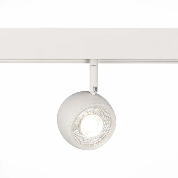 Магнитный трековый светильник Белый LED 1*10Вт 4000К 470Lm Ra>80 36° IP20 L120xW50xH176 48В ST355.546.10 ST LUCE