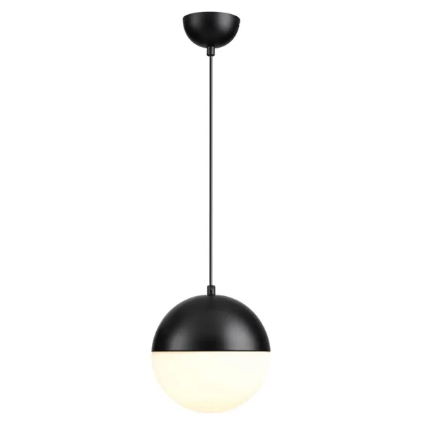 Подвес E27 1*40W PINGA черный/металл/белый/стекло B ODEON LIGHT — фото 4