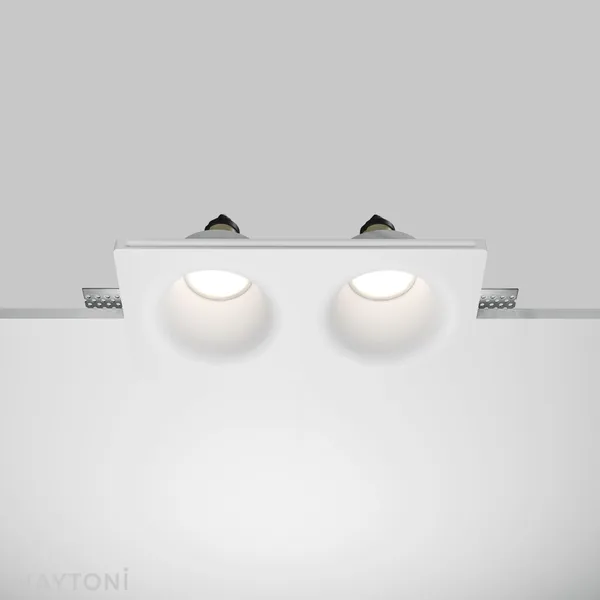 Встраиваемый светильник 2*GU10 12Вт Белый IP20 Downlight DL002-DW-02-W Technical Maytoni — фото 4