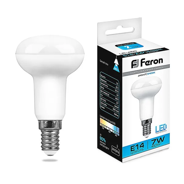Лампа светодиодная Feron LB-450 E14 7W 6400K — фото 3