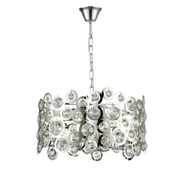 Светильник подвесной Хром/Прозрачный,Хром E14 8*60Вт SL1103.103.08 ST LUCE
