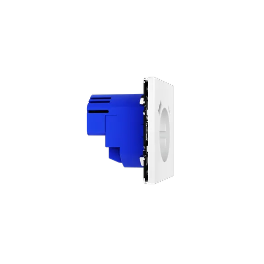 Розетка встраиваемая Voltum S70 с заземлением и защитными шторками, 16А, с USB, A+C, (белый матовый) — фото 22